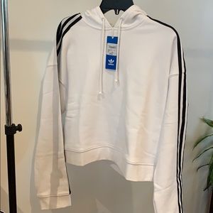 Cropped adidas hoodie